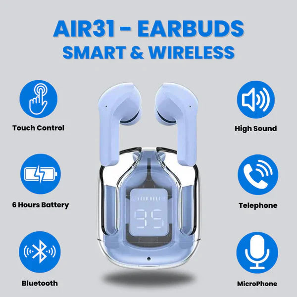 Air31 Wireless Bluetooth Earbuds